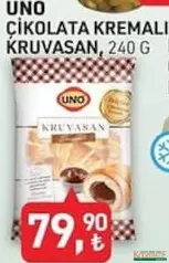 UNO ÇİKOLATA KREMALI KRUVASAN 240 G fiyat ve kampanya bilgisi